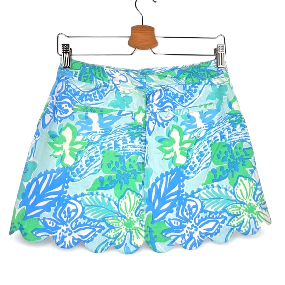 Lilly Pulitzer Colette Skort Scallop Hem Whisper Blue Size 6 - Picture 1 of 12